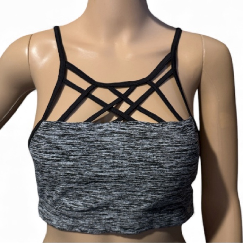 💰BOGO FREE Hollister Cali Sport Strappy Sports Bra Athletic Top
